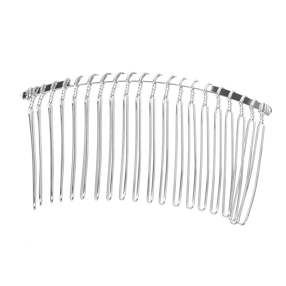 Metal 7.8CM Veil Comb Bridal Wedding Accessories H - Picture 3 of 3